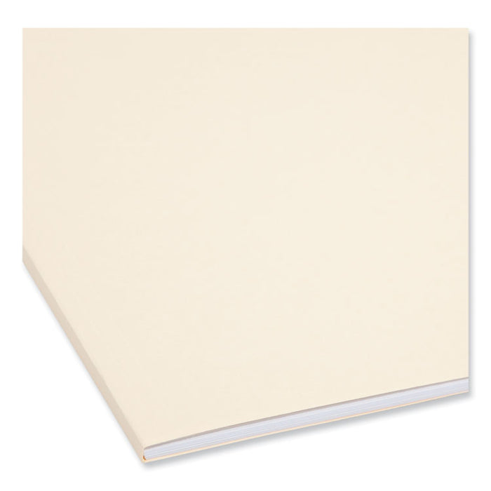 Top Tab Fastener Folders, 2/5-Cut Tab: Right of Center, Expands 0.75", 2 Fasteners, Legal Size, Manila, 50/Box