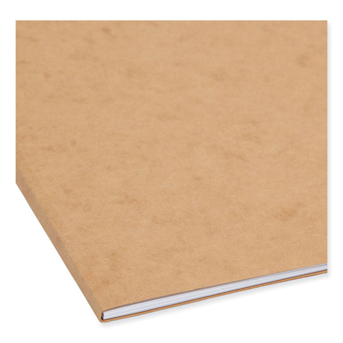 Top Tab Fastener Folders, 2/5-Cut Tab: Right of Center, Expands 0.75", 2 Fasteners, Legal Size, Kraft, 50/Box