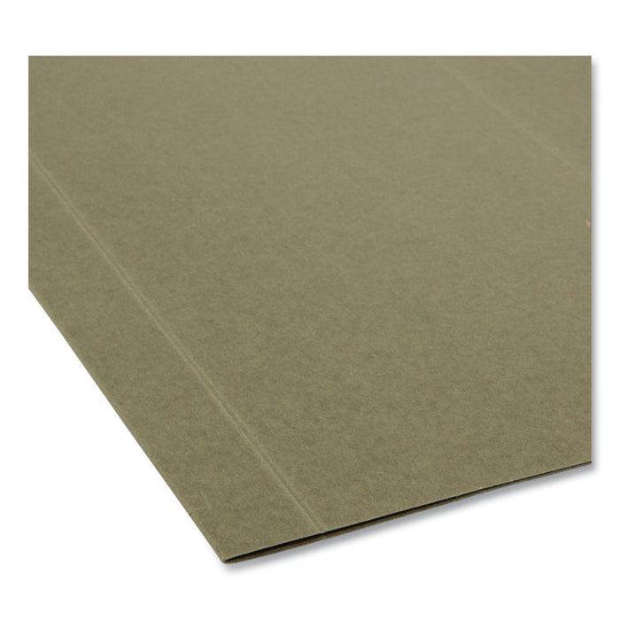 Box Bottom Hanging File Folders, 2" Capacity, Legal Size, Standard Green, 25/Box
