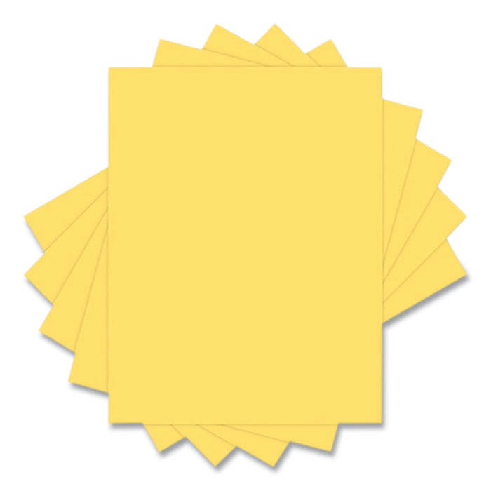 30% Recycled Colored Paper, 20 lb Bond Weight, 8.5 x 11, Goldenrod, 500/Ream