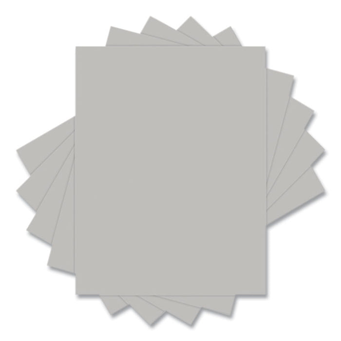 30% Recycled Colored Paper, 20 lb Bond Weight, 8.5 x 11, Gray, 500/Ream