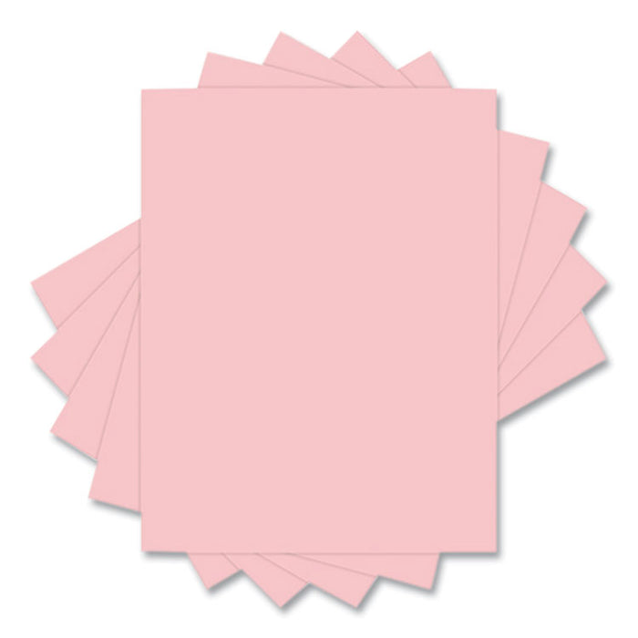 30% Recycled Colored Paper, 20 lb Bond Weight, 8.5 x 11, Pink, 500/Ream