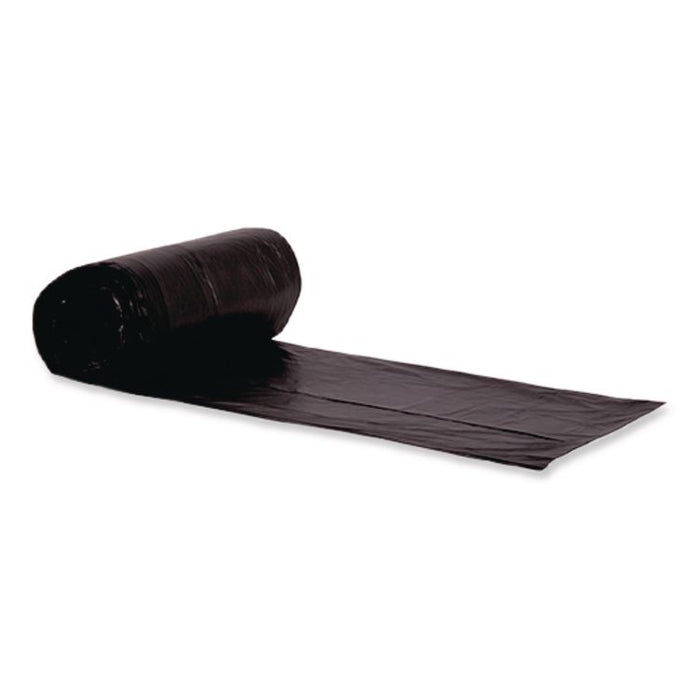 Linear Low Density Can Liners with AccuFit Sizing, 23 gal, 0.9 mil, 28" x 45", Black, 25 Bags/Roll, 8 Rolls/Carton