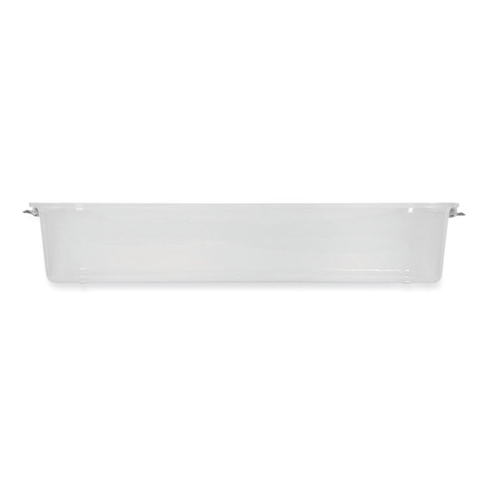50 Qt. Latch Lid Underbed Storage Box, 17.75" x 32.5" x 6.5", Clear