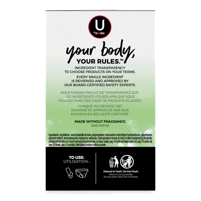 U by Kotex Security Lightdays Liners, Unscented, Light Absorbency, 129/Pack