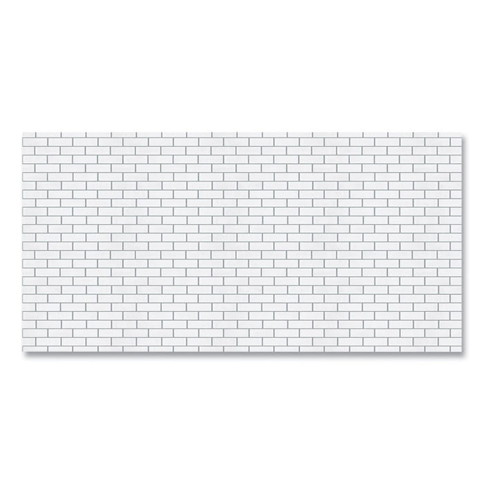Fadeless Paper Roll, 50 lb Bond Weight, 48 x 50 ft, White Subway Tile