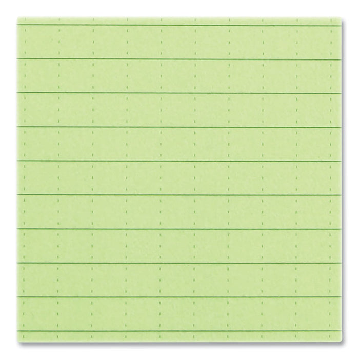 All-Weather Wire-O Notepad, Dark Green Cover, Universal: Narrow Rule and Quadrille Rule (4 sq/in), (50) White 3 x 5 Sheets