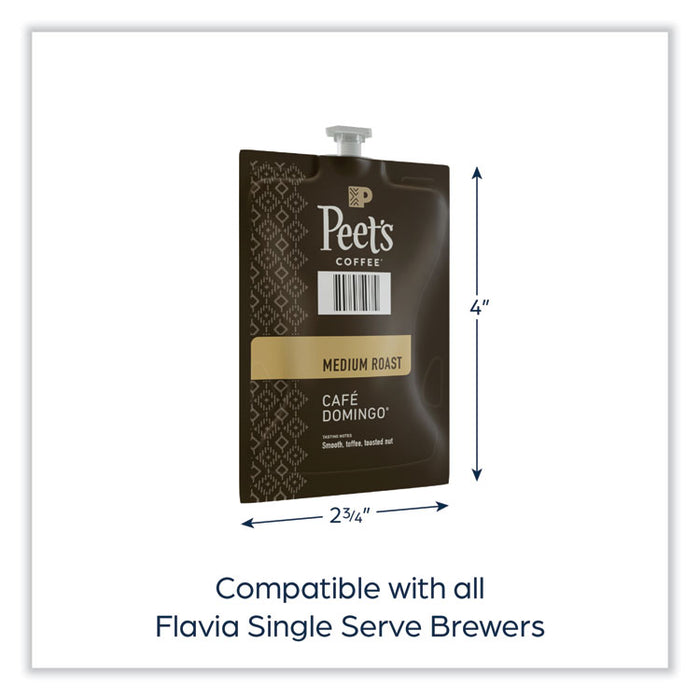 FLAVIA Ground Coffee Freshpacks, Cafe Domingo Blend, 76/Carton
