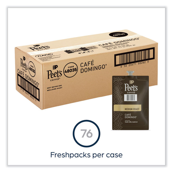 FLAVIA Ground Coffee Freshpacks, Cafe Domingo Blend, 76/Carton