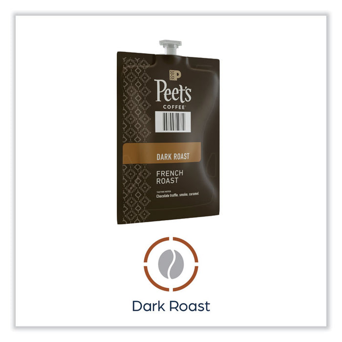 FLAVIA Ground Coffee Freshpacks, French Roast, 76/Carton