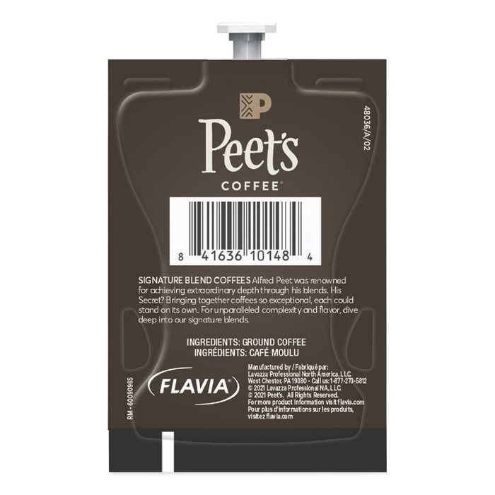 FLAVIA Ground Coffee Freshpacks, French Roast, 76/Carton