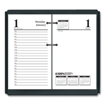 Economy Daily Desk Calendar Refill, 3.5 x 6, White Sheets, 12-Month (Jan to Dec): 2026
