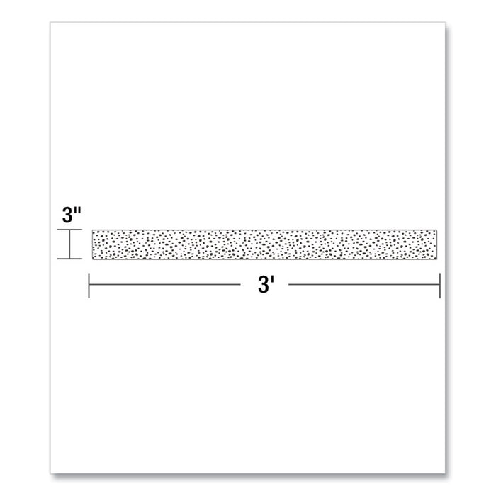 Straight Borders, Dotted, 3" x 3 ft, Black/White, 12/Pack