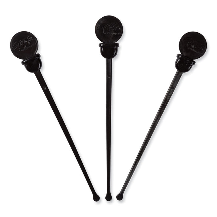 Beverage Plugs, 4.75", Black, 2,000/Carton