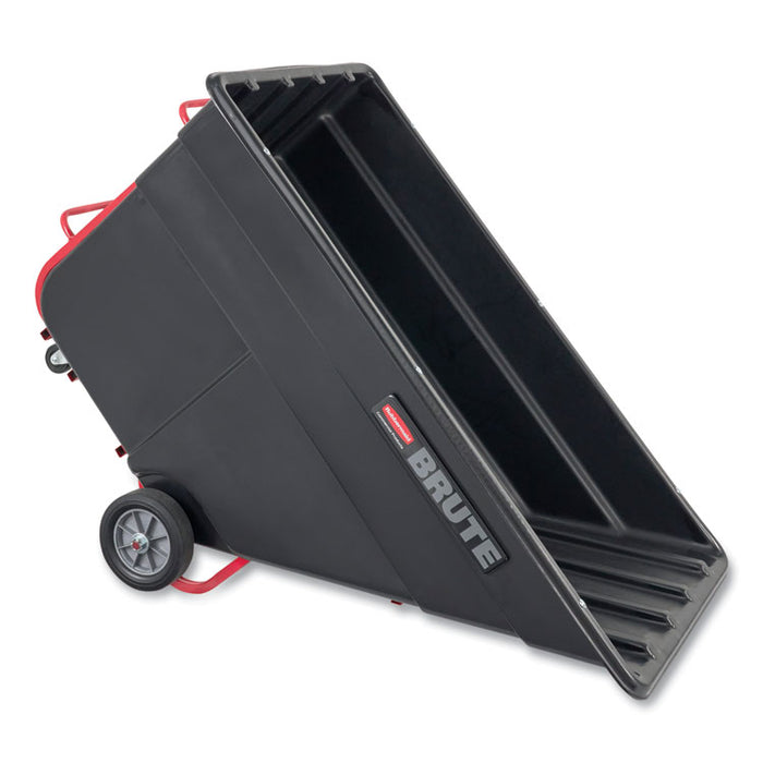 1.5 cu yd BRUTE Rotomolded Tilt Truck, 1,200 lb Capacity, Black