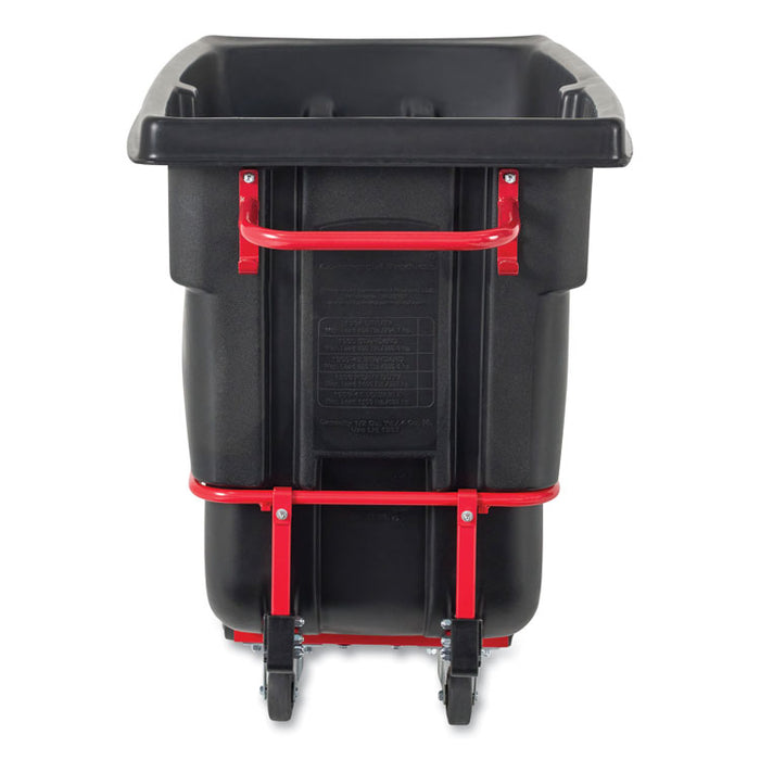 0.5 cu yd BRUTE Rotomolded Tilt Truck, 1,400 lb Capacity, Black