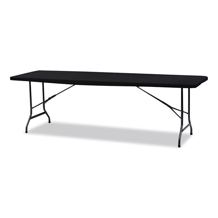 iGear Fabric Table Top Cap Cover, Polyester/Spandex, 30" x 96", Black