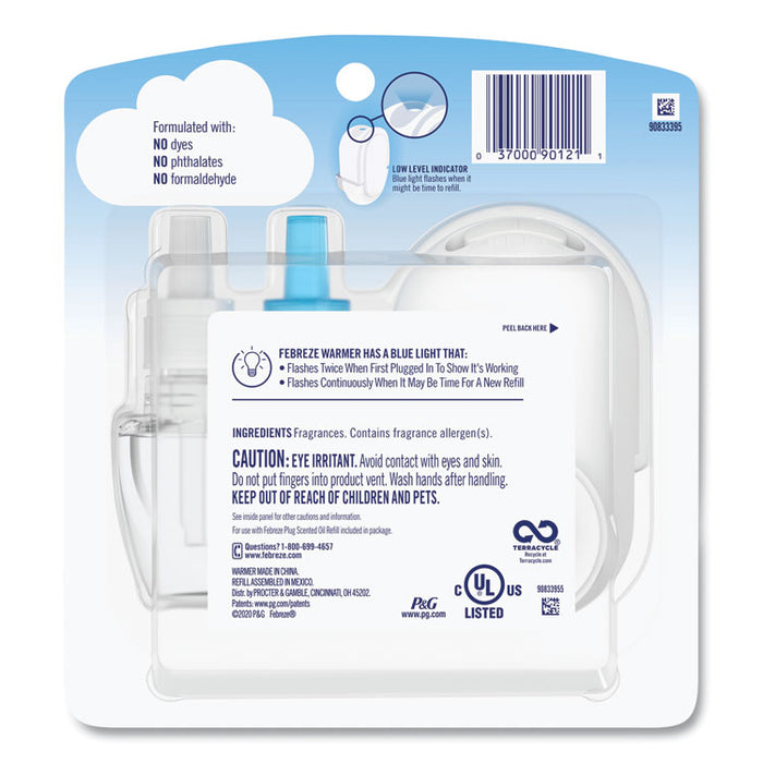 PLUG Air Freshener Warmer Start Kit, 6.54 x 2.99 x 5.98, Clear/White, 4/Carton