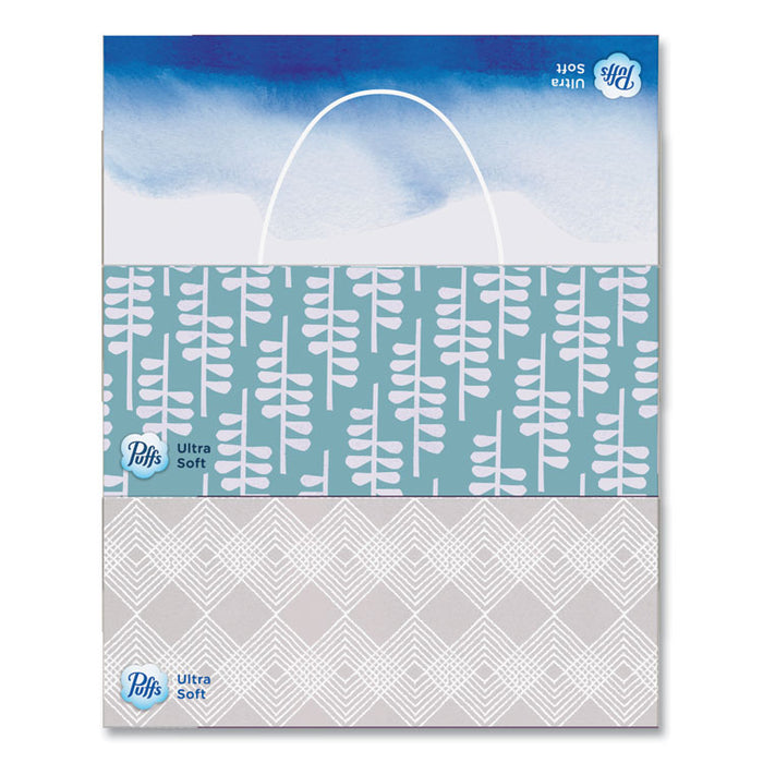 Ultra Soft Facial Tissue, 2-Ply, White, 124 Sheets/Box, 6 Boxes/Pack, 4 Packs/Carton