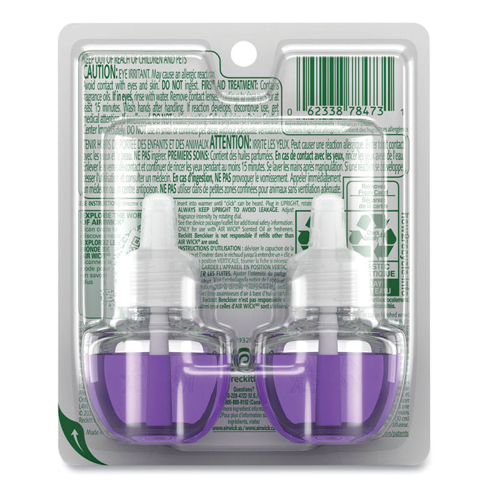 Scented Oil Refill, Lavender and Chamomile, 0.67 oz, 2/Pack, 6 Packs/Carton