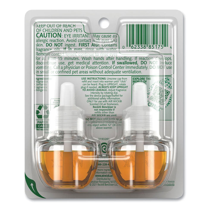 Scented Oil Twin Refill, Hawaii Exotic Papaya and Hibiscus Flower, 0.67 oz Refill