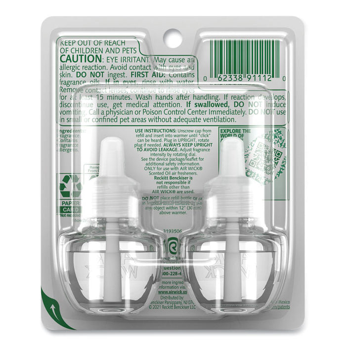 Scented Oil Refills, Summer Delights, 0.67 oz, 2/Pack, 6 Packs/Carton