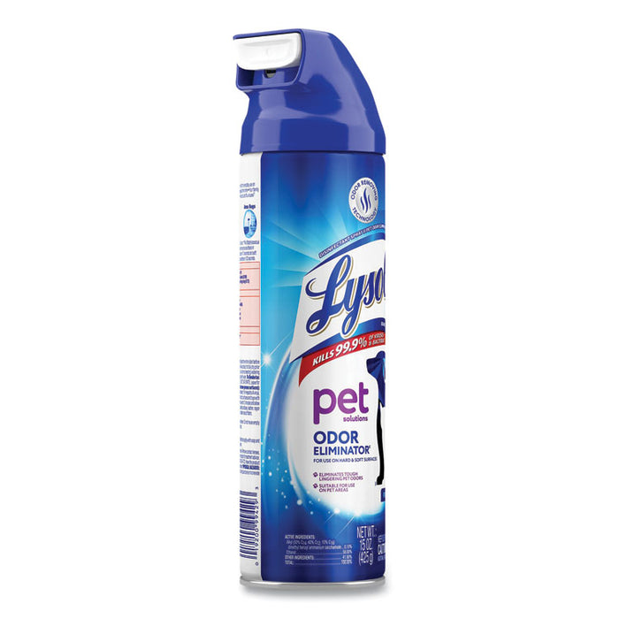 Disinfectant Spray II Pet Odor Eliminator, Fresh Scent, 15 oz Aerosol Spray, 12/Carton