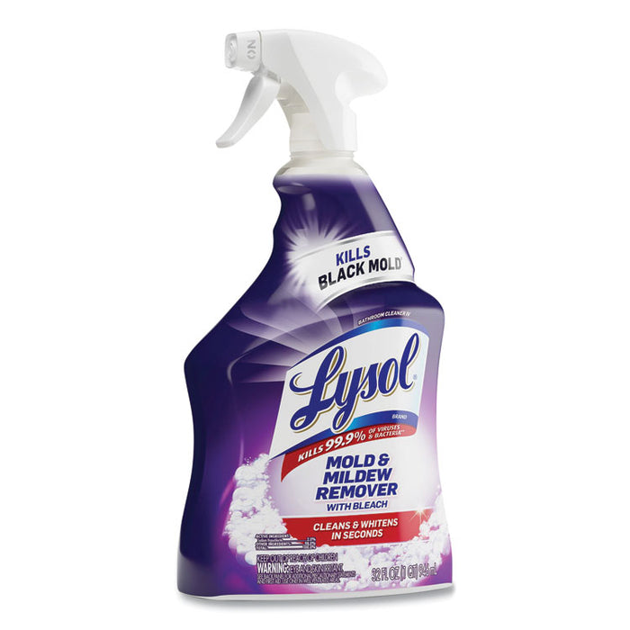 Mold and Mildew Remover with Bleach, Ready to Use, Unscented, 32 oz Spray Bottle