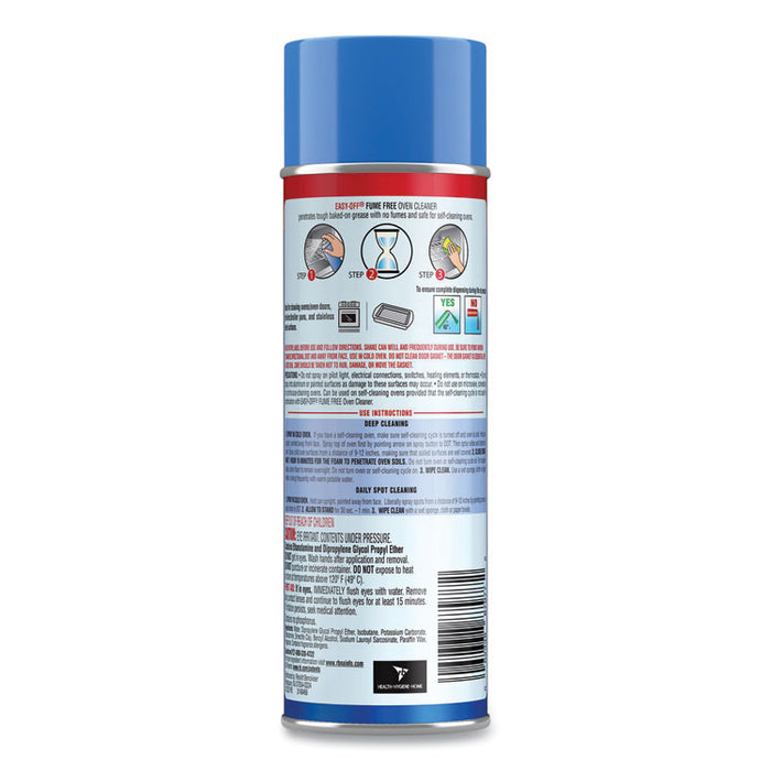 Fume-Free Oven Cleaner, 14.5 oz Aerosol Spray