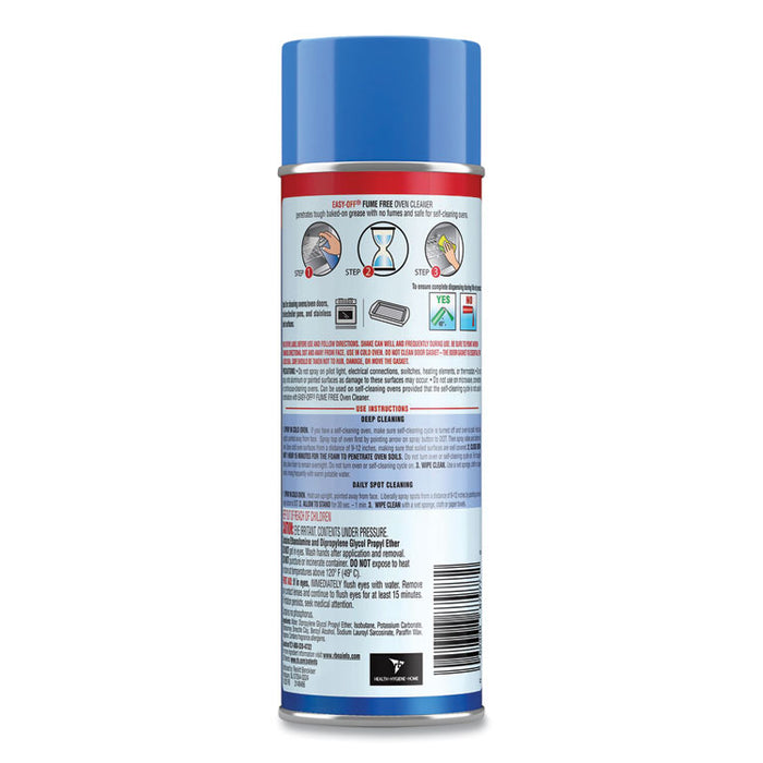 Fume-Free Oven Cleaner, 14.5 oz Aerosol Spray, 12/Carton