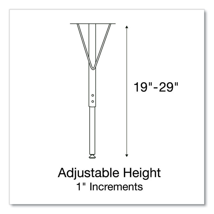 Adjustable Activity Table, Kidney Shape, 72" x 48" x 19" to 29", Medium Oak Top, Gray Legs, 4/Pallet