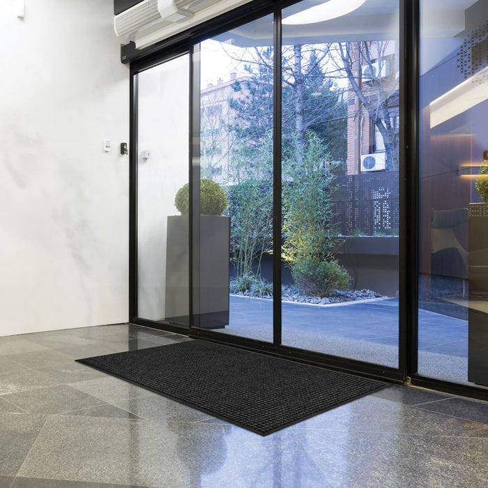 Absorba Select Entry Mat, Rectangular, Pepper/Black Crush-Resistant Needle-Punched Surface, 36" x 60"