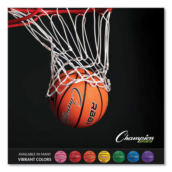 Rubber Sports Ball, Basketball, No. 7 Size, Orange
