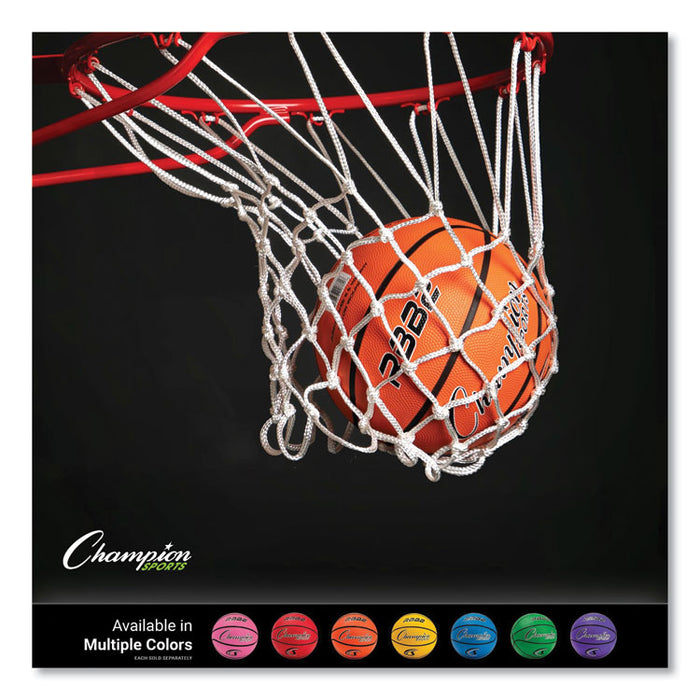Rubber Sports Ball, Basketball, No. 5 Size, Junior Size, Orange