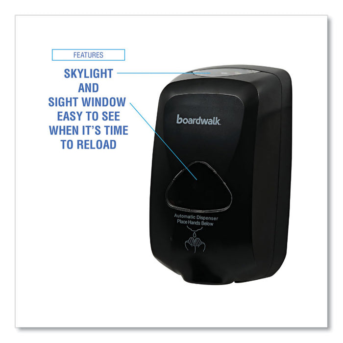 Touch-Free Foam Soap Dispenser, 1,200 mL, 6 x 4.05 x 10.58, Black