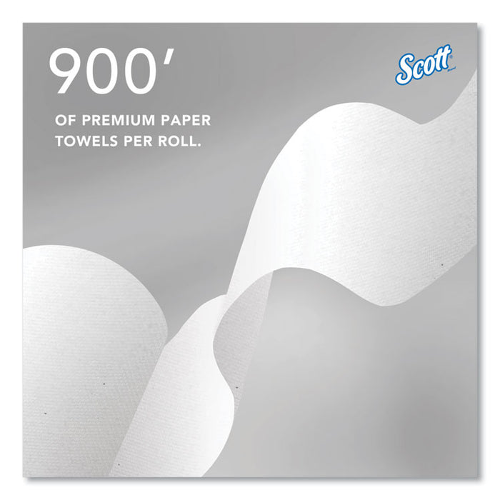 Pro Hard Roll Paper Towels with Absorbency Pockets for Scott Pro Dispenser, Green Core Only, 1-Ply, 7.5" x 900 ft,6 Rolls/CT