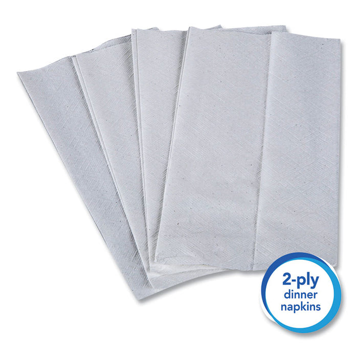 Full Fold Dispenser Napkins, 1-Ply, 13 x 12, White, 375/Pack, 16 Packs/Carton