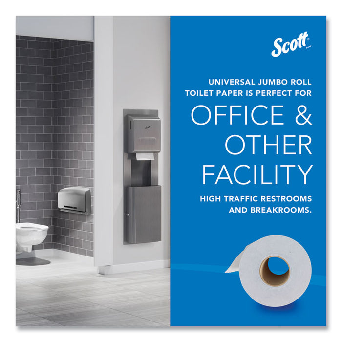Essential 100% Recycled Fiber JRT Bathroom Tissue for Business, Septic Safe, 2-Ply, 3.55" x 1,000 ft, White, 12 Rolls/Carton