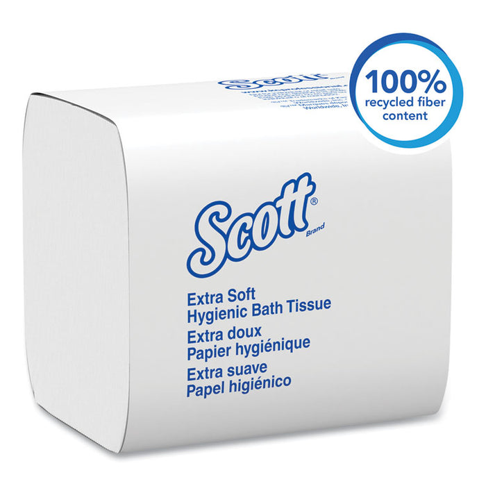 Hygienic Bath Tissue, Septic Safe, 2-Ply, White, 250 Sheets/Pack, 36 Packs/Carton