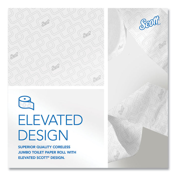 Essential Coreless JRT, Septic Safe, 2-Ply, 3.75" x 1,150 ft, White, 12 Rolls/Carton