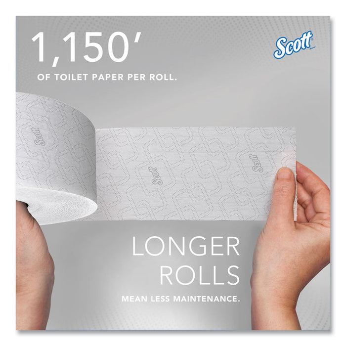 Essential Coreless JRT, Septic Safe, 2-Ply, 3.75" x 1,150 ft, White, 12 Rolls/Carton