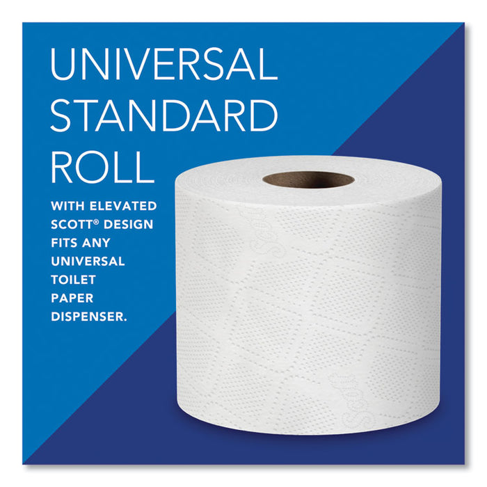 Essential Standard Roll Bathroom Tissue for Business, Septic Safe, 2-Ply, White, 550 Sheets/Roll, 80 Rolls/Carton