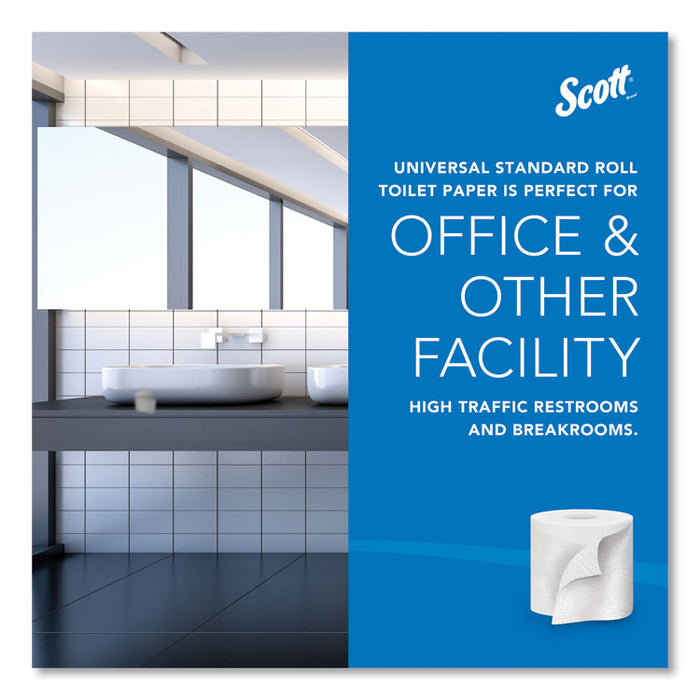 Essential Standard Roll Bathroom Tissue for Business, Septic Safe, 2-Ply, White, 550 Sheets/Roll, 20 Rolls/Carton