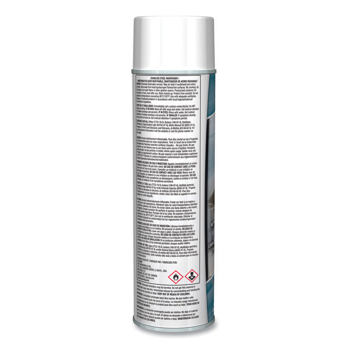Stainless Steel Maintainer, 16 oz Aerosol Spray, Dozen