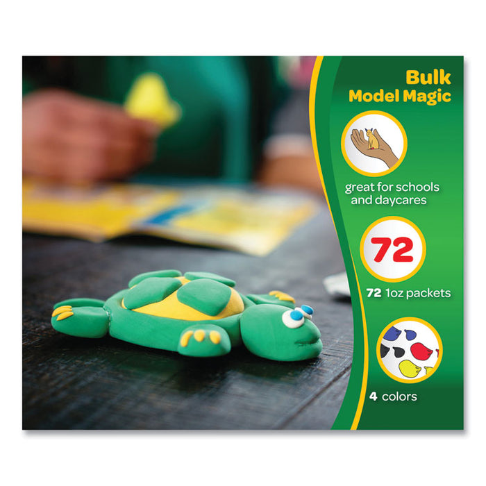 Model Magic Modeling Compound, 1 oz Packs, 75 Packs, Assorted Colors, 6 lbs 13 oz
