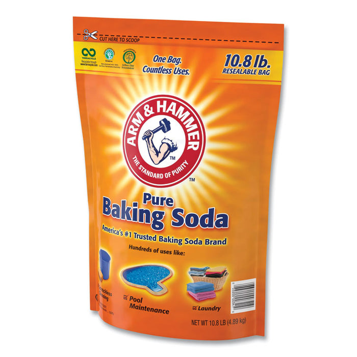 Baking Soda, 10.8 lbs Bag, 4/Carton