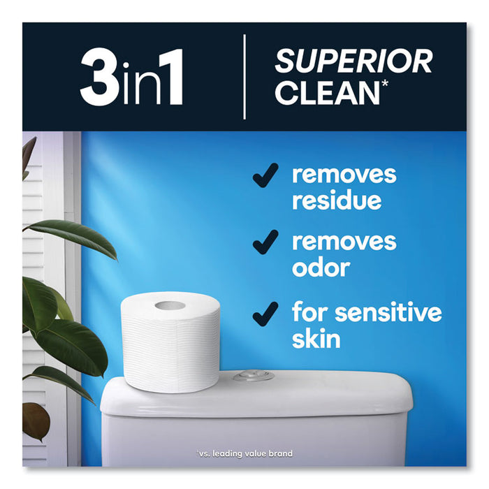 Ultra CleanCare Toilet Paper, Strong Tissue, Septic Safe, 1-Ply, White, 284 Sheets/Roll, 6 Rolls/Pack, 36 Rolls/Carton