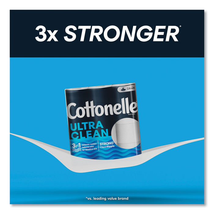 Ultra CleanCare Toilet Paper, Strong Tissue, Septic Safe, 1-Ply, White, 284 Sheets/Roll, 6 Rolls/Pack, 36 Rolls/Carton