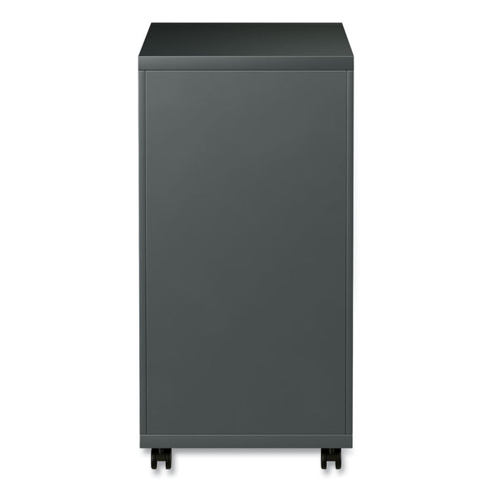 File Pedestal with Full-Length Pull, Left or Right, 2 Legal/Letter-Size File Drawers, Charcoal, 14.96" x 19.29" x 27.75"