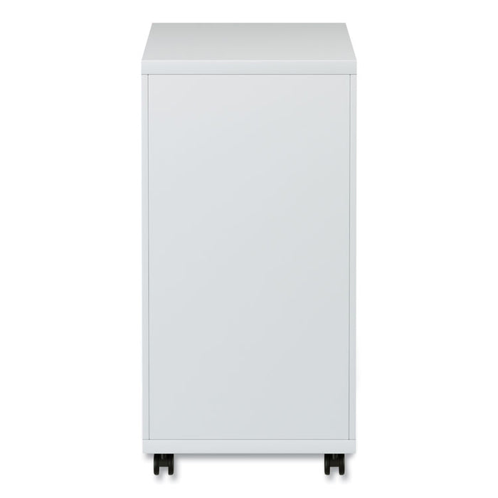 File Pedestal with Full-Length Pull, Left or Right, 2 Legal/Letter-Size File Drawers, Light Gray, 14.96" x 19.29" x 27.75"